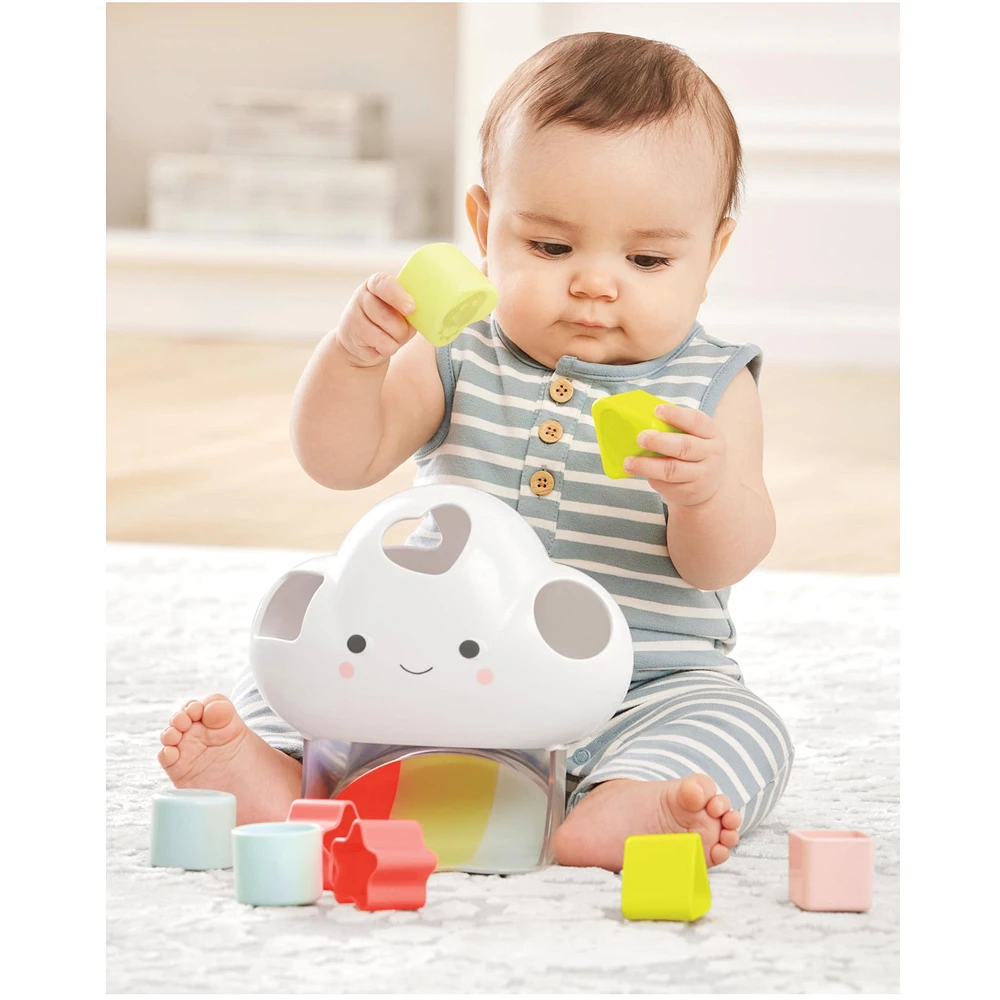 Silver Lining Cloud Feelings Shape Sorter Baby Toy