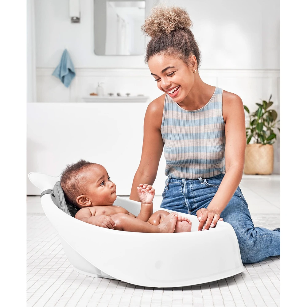 Bain Baleine MOBY® Smart Sling™  3-en1 - Blanc