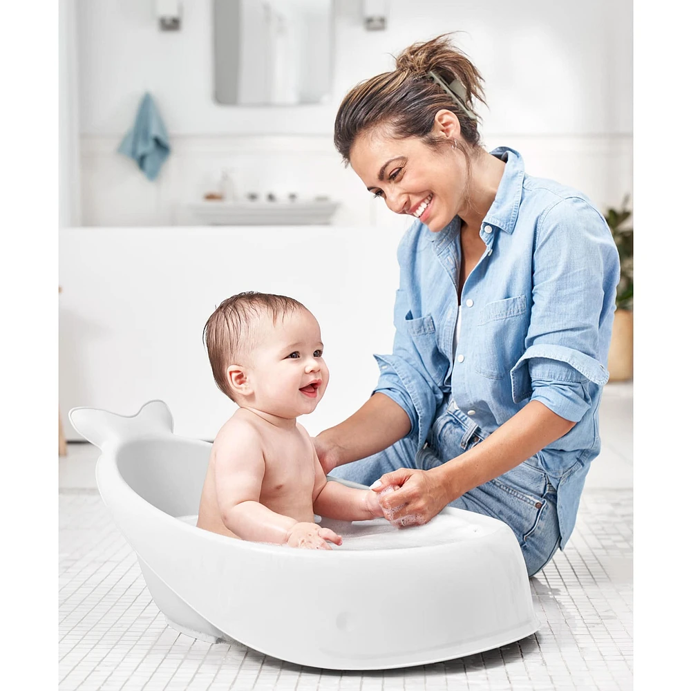 Bain Baleine MOBY® Smart Sling™  3-en1 - Blanc