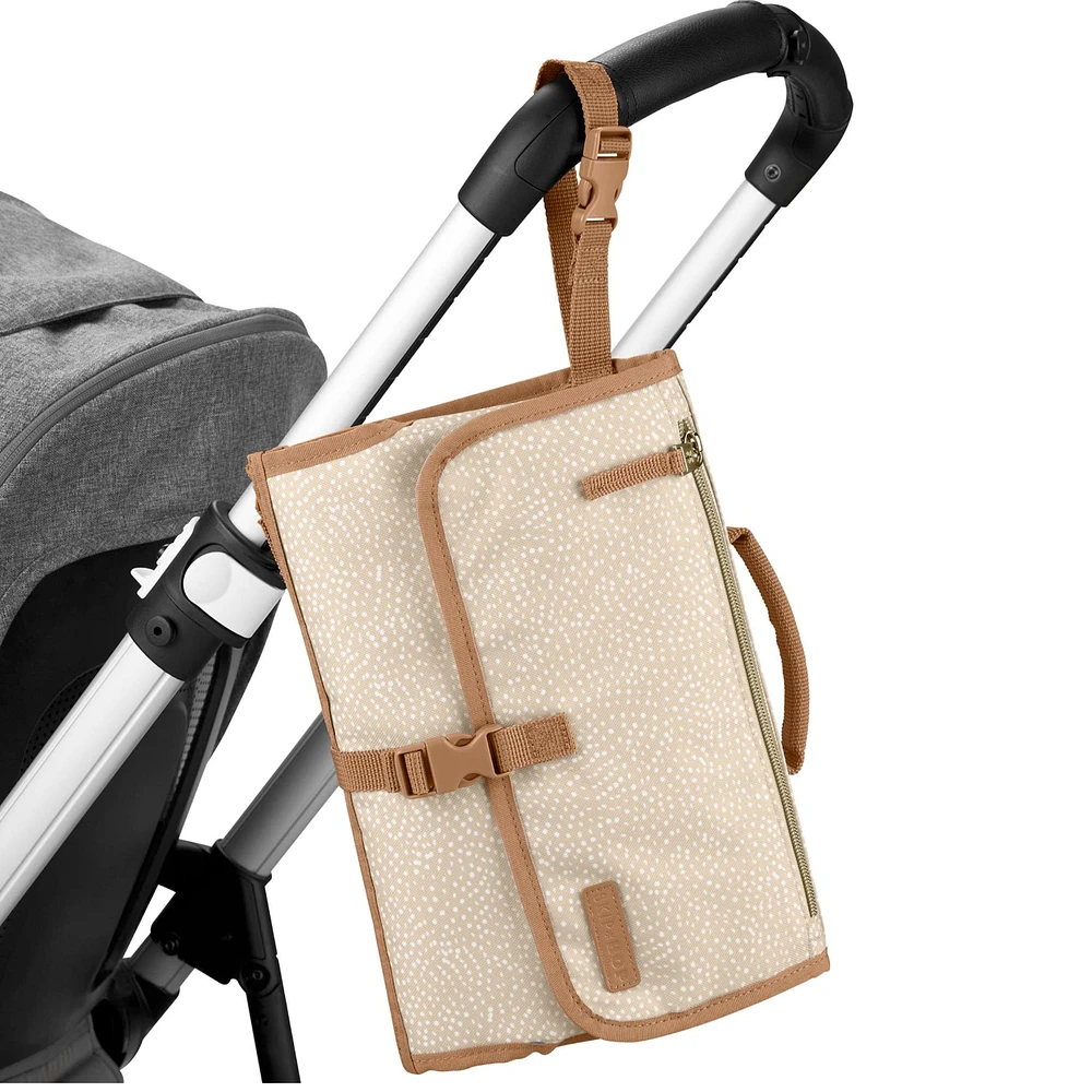 Pronto Signature Changing Station - Beige Swirl Dot