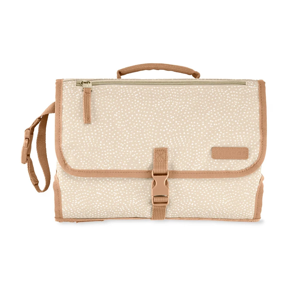 Pronto Signature Changing Station - Beige Swirl Dot