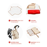 Pronto Signature Changing Station - Beige Swirl Dot