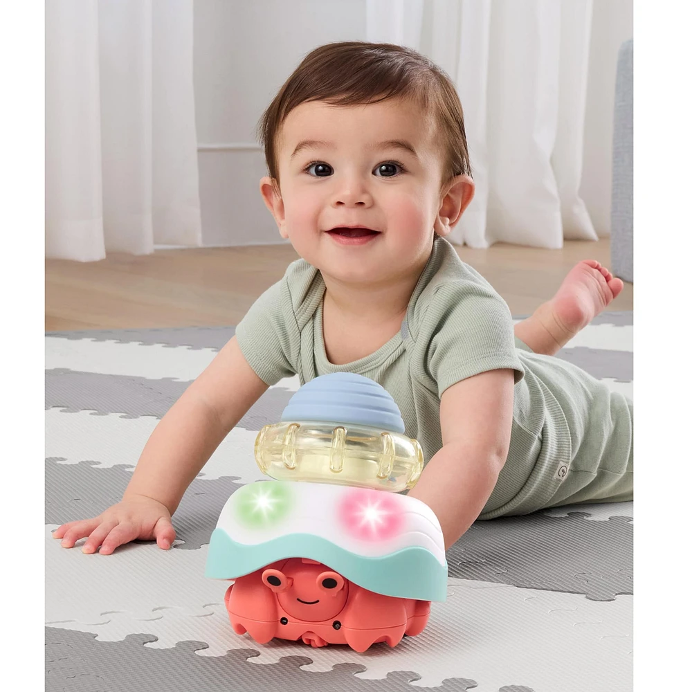 Baby Stack & Crawl 4-in-1 Crab Baby Crawl Toy