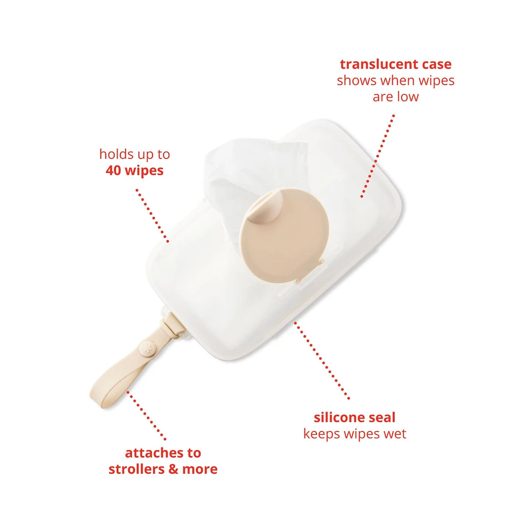 Boitier Pour Lingette - Beige