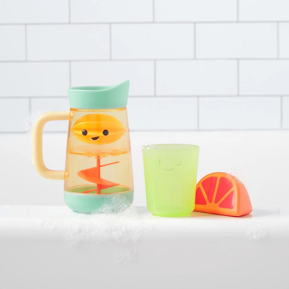 Tub-to-Table cafe Swirl And Splash Lemonade Bath toy Set 