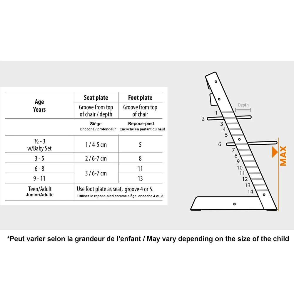 Tripp Trapp® High Chair V2 Natural, Nordic Grey Cushion and Stokke® Tray