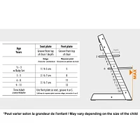 Tripp Trapp® High Chair V2 Natural, Nordic Grey Cushion and Stokke® Tray
