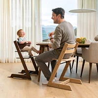 Tripp Trapp® High Chair V2 Brown,  Cushion and Stokke® Tray