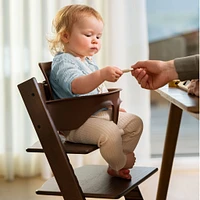 Tripp Trapp® High Chair V2 Brown,  Cushion and Stokke® Tray