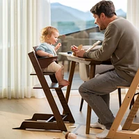 Tripp Trapp® High Chair V2 Brown,  Cushion and Stokke® Tray