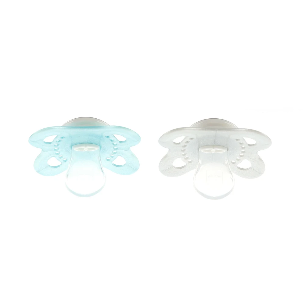 0-6months Orthodontic Pacifier Set of 2 - Grey