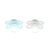 0-6months Orthodontic Pacifier Set of 2 - Grey