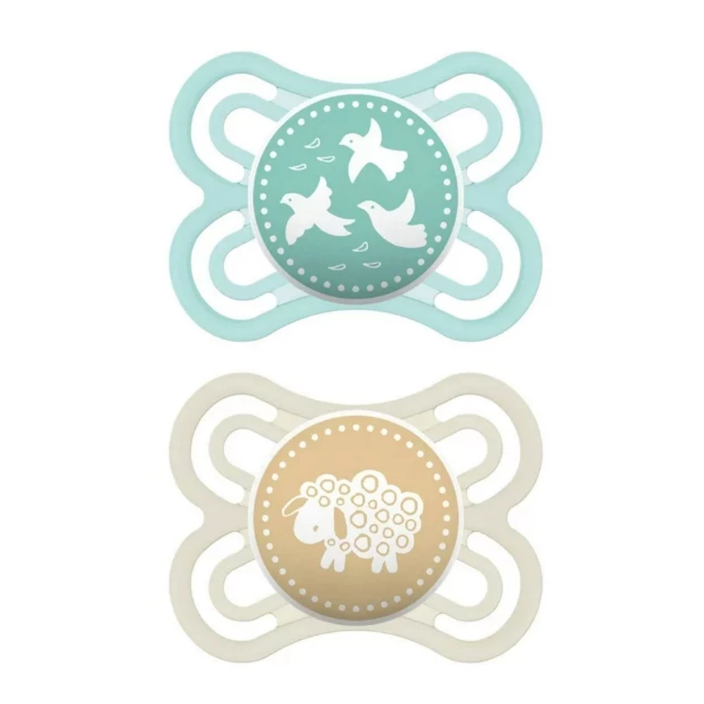 Perfect Pacifiers 0-6 Months (2 pack)