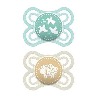 Perfect Pacifiers 0-6 Months (2 pack)