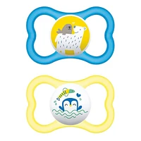 Suce Orthodontique Air 6mois+ Paquet de 2