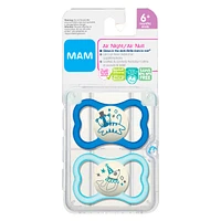 Suce Orthodontique AirNight 6+mois Paquet de 2