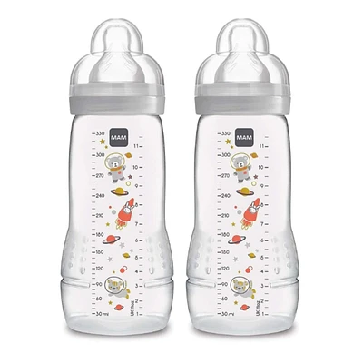 Biberon Easy Active 11oz (2)  - Gris