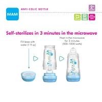 Easy Start Anti-Colic Baby 9oz Bottle Set of 2 - Blue