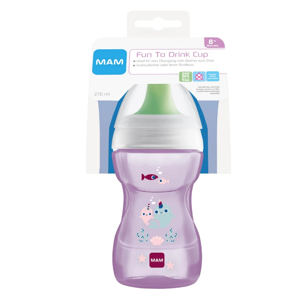 8months+ 9oz Sports Cup - Pink