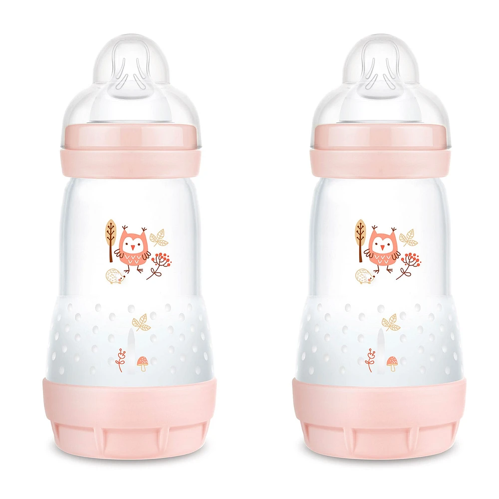 Bottles 9oz (2) Pink Matte