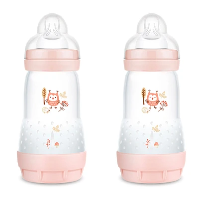 Bottles 9oz (2) Pink Matte