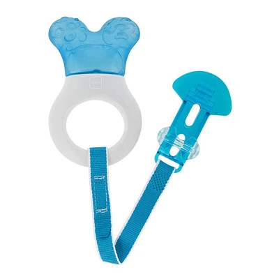 Anneau de Dentition et Attache - Bleu
