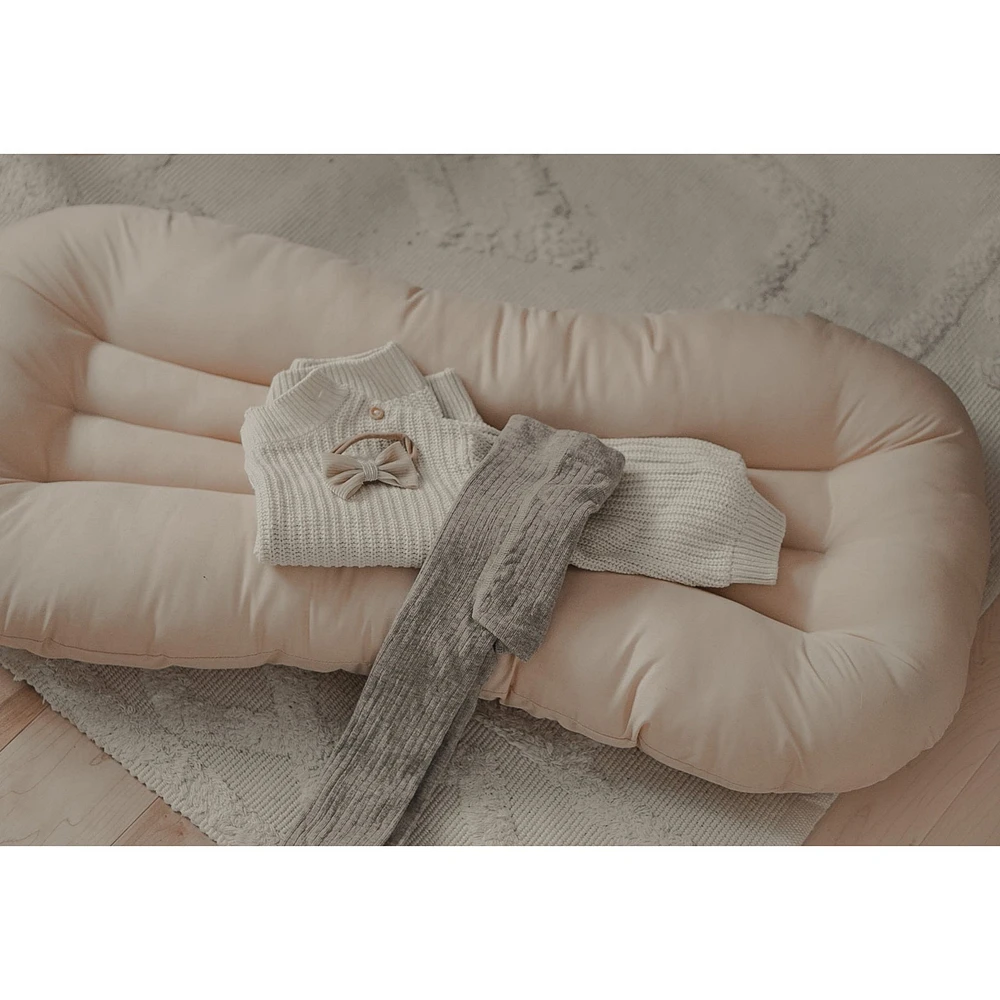 Baby Cushion 0-9m - Coral Beige