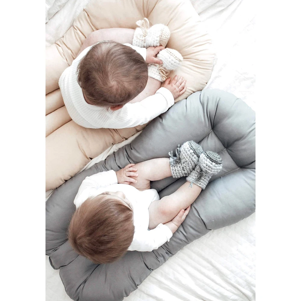 Baby Cushion 0-9m - Coral Beige