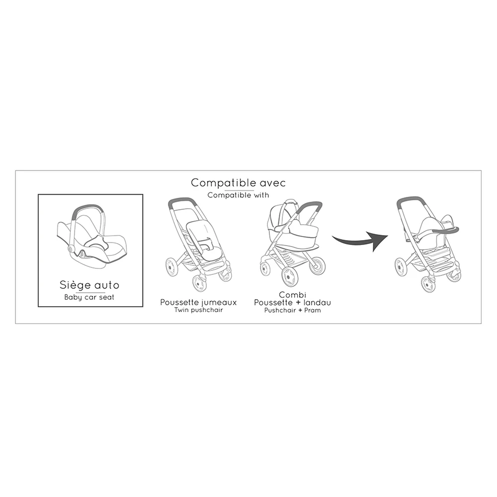 Doll Chair 3 in 1 - Sage