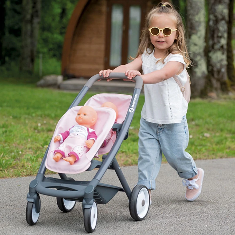 Maxi Cosi Twin Pushchair for Doll - Pink