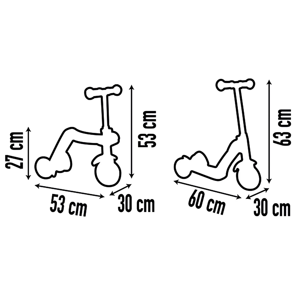 Trottinette Réversible 2-en-1