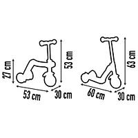 Trottinette Réversible 2-en-1