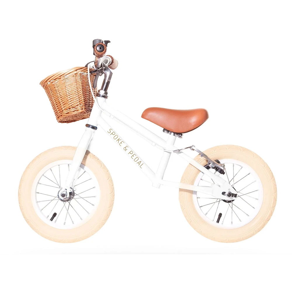 12" Boulevard Kids Balance Bike - White 