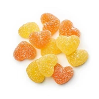 Bonbons Coeurs à la Pêche Acidulés VégétaliEnsemble 120g