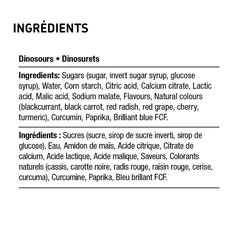 Vegan Dinosours Candies 100g