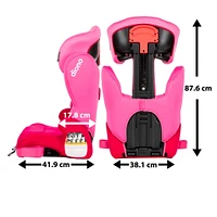Siege Auto Cambria 2XT - Rose (Nouveau et Amélioré Siège XL2-en-1)
