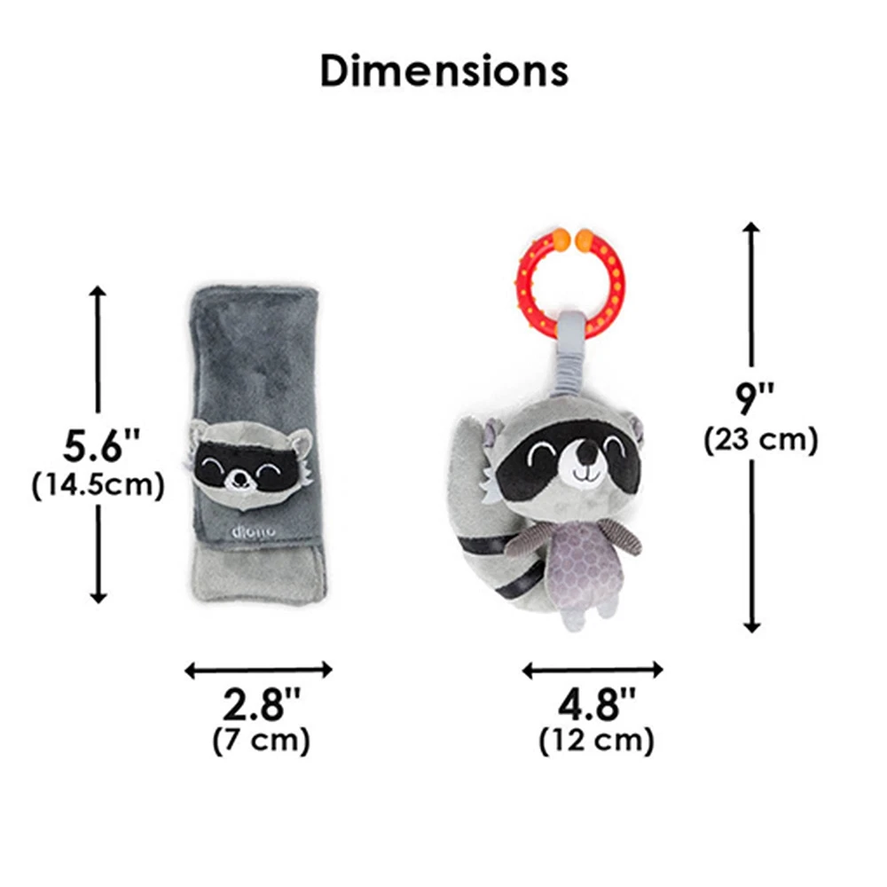 Harness Soft Wraps+Toy - Racoon