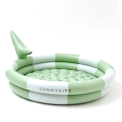 Inflatable Backyard Pool - Shark Tribe