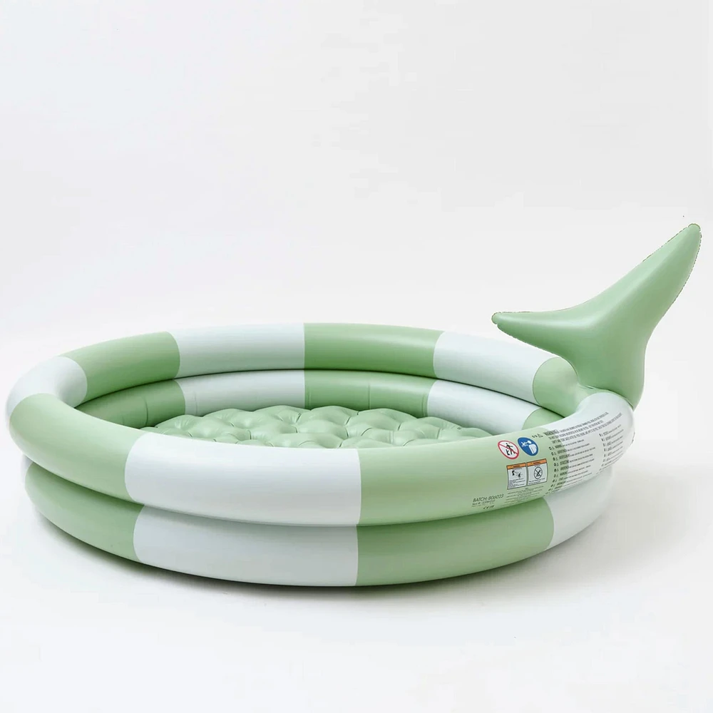 Inflatable Backyard Pool - Shark Tribe