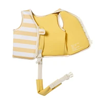 Kids Swim Vest 1-2y Sid the Seagull Mustard Stripe 