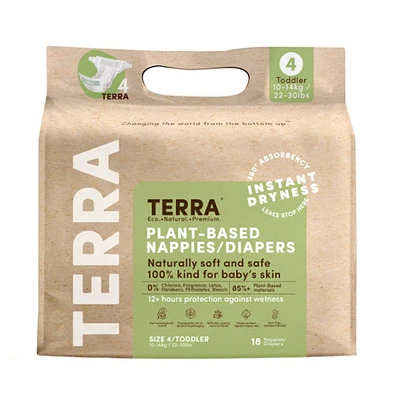 Eco Diapers Size 4 Toddler - 22-30 lbs