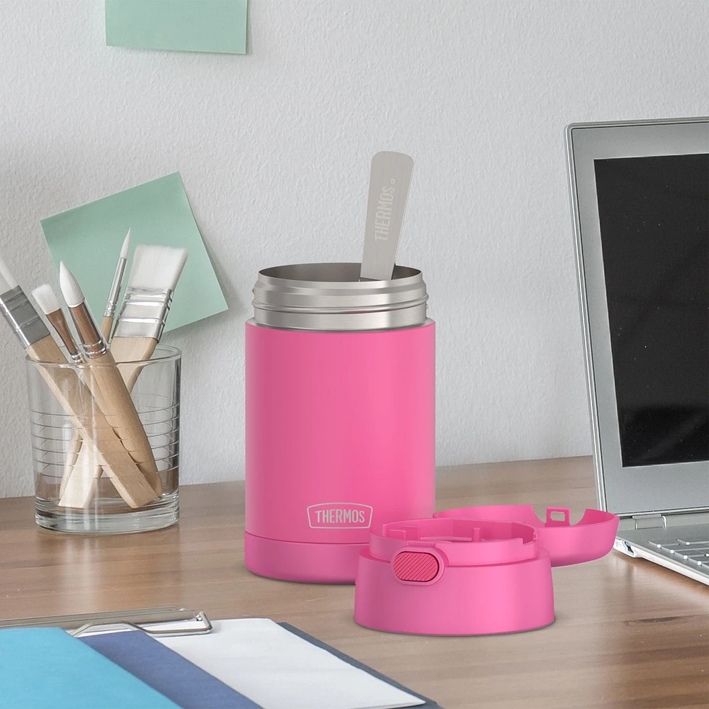 Contenant Thermos 470ml - Rose Néon