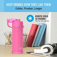 Bouteille Thermos 470ml - Rose Néon