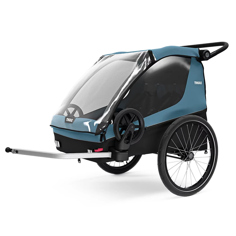 Courier 2-Seats Chariot - Aegan Blue
