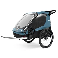 Courier 2-Seats Chariot - Aegan Blue
