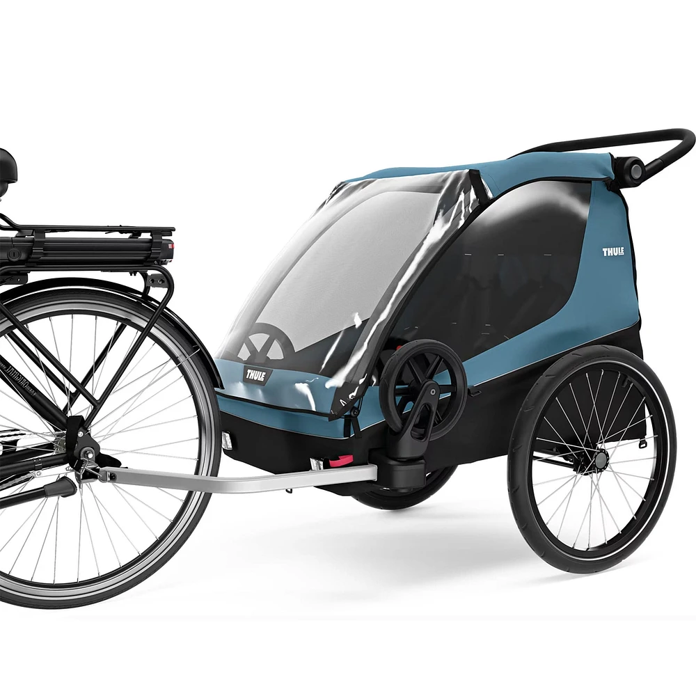 Courier 2-Seats Chariot - Aegan Blue