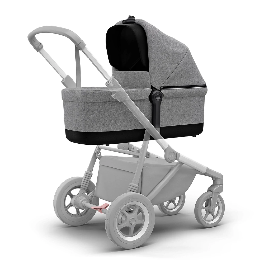 Sleek Bassinet - Gray Melange