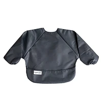 Mess-proof Full Sleeve Bib 2 Pack - Sage / Charcoal