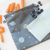 Reusable Snack Bags 5 Pack - Space