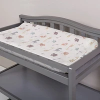 Deluxe Flannel Changing Pad Cover - Jungle Friends